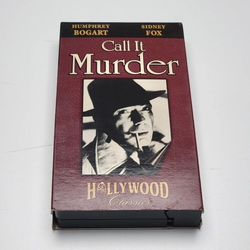 Call It Murder VHS 1934 Hollywood Classics Humphrey Bogart Sidney Fox Crime - Picture 1 of 2